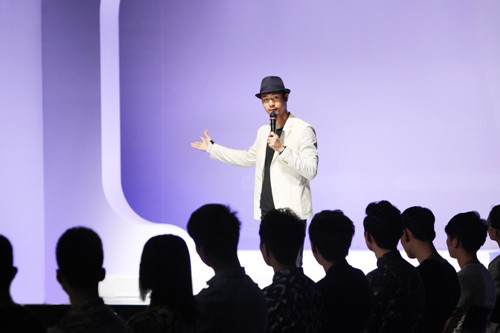 著名演员高健回到母校分享成功经验
