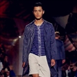 超模赵磊亮相Missoni S/S 2015秀场 