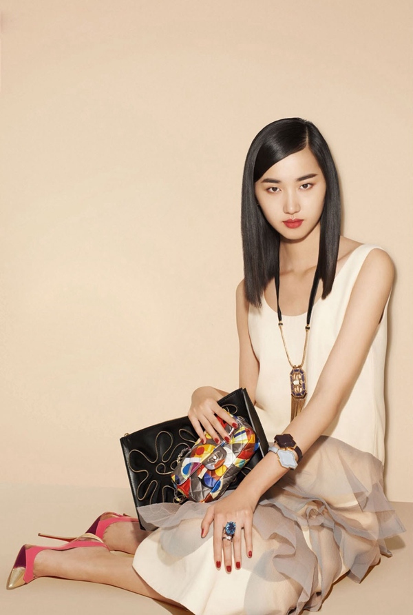 名模刘丽洁拍摄Vogue China 时尚大片