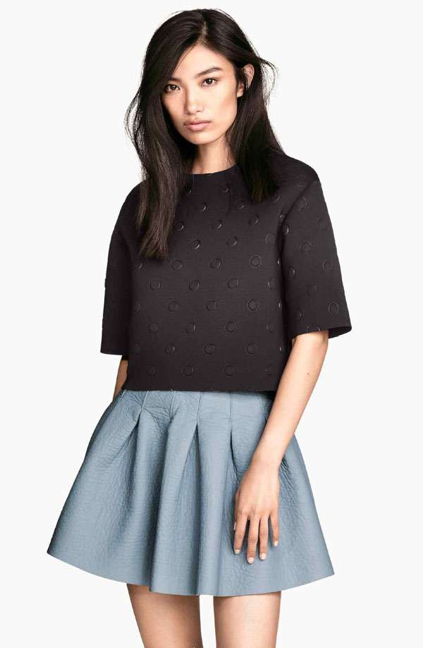 高知名模侯梦蝶演绎H&M2014秋冬型录
