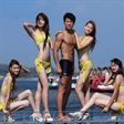 2009新面孔中国模特大赛黑龙江赛区泳装外拍