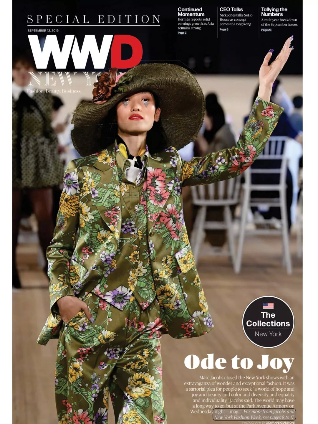 一周精选 |张丽娜登《WWD》9月刊，新面孔模特亮相各大时装周