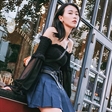何若阳纽约时装周街拍